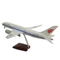 Modèle d'avion à l'échelle 1:130 avec éclairage, Boeing 787 Air China, 43 cm, pour cadeau de pilote