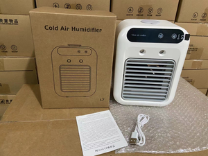 <span class=keywords><strong>Mini</strong></span> ventilador <span class=keywords><strong>de</strong></span> refrigeración para <span class=keywords><strong>aire</strong></span> <span class=keywords><strong>acondicionado</strong></span> USB, <span class=keywords><strong>Mini</strong></span> Ventilador evaporativo, <span class=keywords><strong>Enfriador</strong></span> <span class=keywords><strong>de</strong></span> <span class=keywords><strong>aire</strong></span> personal <span class=keywords><strong>de</strong></span> niebla fría <span class=keywords><strong>de</strong></span> 3 velocidades - Product Image 5