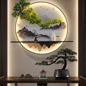 Luminária de Parede LED Moderna em Liga de Alumínio, Luz Branca Quente, Design Criativo Chinês, para Sala de Estar e Estudo - Product Image 2