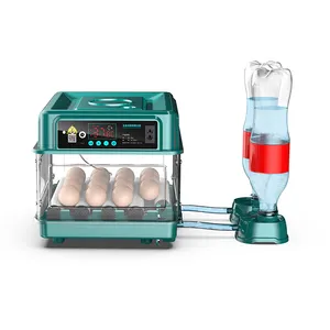 自動インキュベーター15個の卵容量デュアルパワー孵化卵