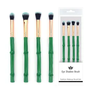 New 4pcs private label beauty eye brush set vegan makeup eye brush set