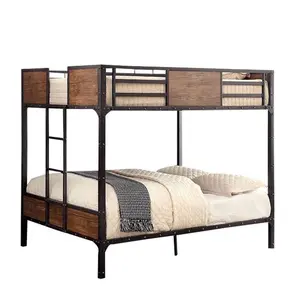 Free Sample Bunk Bed With Metal And Wood