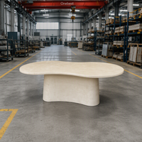 Meubles de salle de réunion de style européen, design sur mesure, tables de conférence modernes de forme incurvée