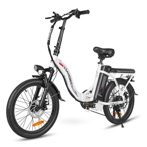 Vélo électrique pliable JA Warehouse DDP CY20 à 7 vitesses, 20 pouces, acier au carbone, batterie au lithium, moteur sans balais 250W, Ebike - Product Image 1