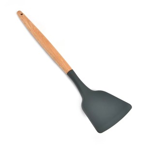 Offre Spéciale Fabricant : Ensemble de 11 Ustensiles de Cuisine en Silicone à Manche en Bois, Résistants à la Chaleur et Antiadhésifs, pour Cuisson et Pâtisserie - Product Image 5