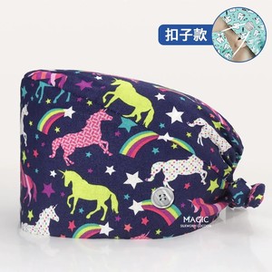Gorras de Trabajo con Botón y Banda Absorbente, Gorros de Trabajo Ajustables, Gorros Elásticos para Enfermería, Gorro de Enfermera - Product Image 5