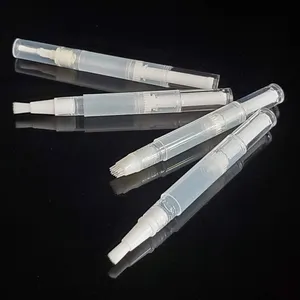 1.5ml 2ml कॉस्मेटिक खाली प्लास्टिक निजी लेबल के साथ मोड़ लिप ग्लोस पेन पैकेजिंग स्पंज Applicator