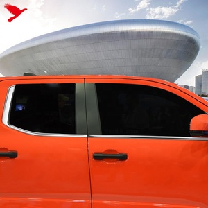 Cho TOYOTA tacoma 4th gen. 2024 <span class=keywords><strong>2025</strong></span> thép không gỉ bên ngoài cửa sổ sill khung trung tâm trụ cột bìa Dải đúc TRIM 6 cái - Product Image 2