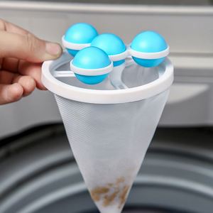 Filtro De Máquina De Lavar Reutilizável Cabelo Lint Catcher Remover Sujeira Bola De Lavanderia Pet Clothes Cleaning Tool Acessórios de Limpeza Doméstica - Product Image 5