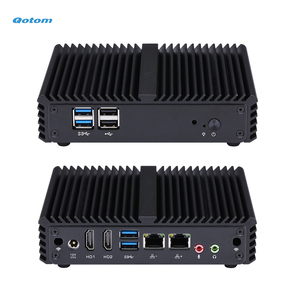 คอมพิวเตอร์ขนาดเล็ก Qotom <span class=keywords><strong>Mini</strong></span> <span class=keywords><strong>PC</strong></span> Q170S พร้อมโปรเซสเซอร์ <span class=keywords><strong>Pentium</strong></span> J3710 ในตัว แบบ Quad Core สูงสุด 2.64 GHz ไร้พัดลม รองรับ Dual LAN ระบบ X86 - Product Image 2