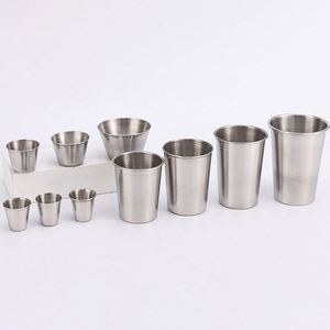 XDH763 Gobelets à bière personnalisés avec logo 30 ml, tasses à pinte de 1 oz à 16 oz, verres à shot en acier inoxydable, cadeau, verre à vin - Product Image 2