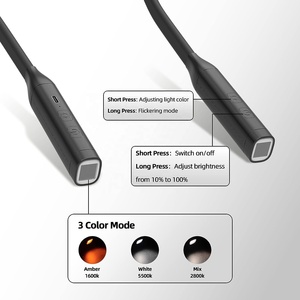 Wason Mới Nhất Phổ Biến Linh Hoạt Cổ Ngỗng LED Cổ Ôm Đèn Có Thể Sạc Lại Tay Miễn Phí Thay Đổi Độ Sáng Đọc Sách Ánh Sáng Cho Trẻ Em Và Người Lớn - Product Image 3