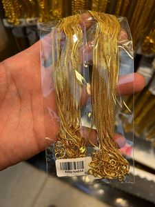 Xuping-Cadena de eslabones de estilo hip hop para mujer, collar de cadena, Gargantilla, color dorado, 24K, universal, neutral, A00896126 - Product Image 4