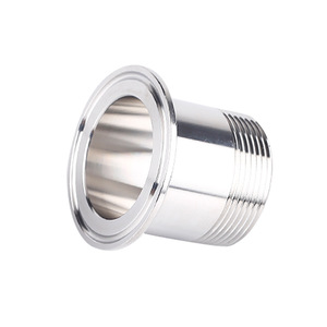 304/316 Stainless Steel Male Thread Connector <b>Quick</b> <b>Release</b> <b>Clamp</b> For Hydraulic Hose DIN Standard - Product Image 3