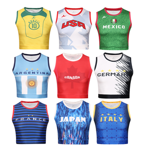 Conjunto <span class=keywords><strong>de</strong></span> Top Corto y Falda Plisada para Fanáticas del Fútbol Femenino, Estilo Jersey <span class=keywords><strong>de</strong></span> Brasil, Traje <span class=keywords><strong>de</strong></span> Animadora, Ropa Deportiva <span class=keywords><strong>de</strong></span> Verano para Chicas - Product Image 5
