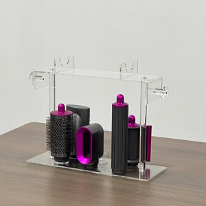 Support de rangement portable en acrylique pour <span class=keywords><strong>accessoires</strong></span> de coiffure <span class=keywords><strong>Dyson</strong></span> HQ, organisateur de comptoir pour <span class=keywords><strong>Airwrap</strong></span> et Styler – Vente en gros - Product Image 3