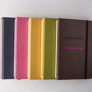 High Quality <b>A5</b> Custom Business Style Office Elastic Band PU Leather Notebooks Hardcover <b>A5</b> <b>Planner</b> Journal Notebook - Product Image 1