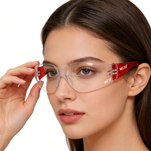 Lunettes de sécurité sans monture WELTA Premium PC certifiées CE EN16321 & ANSI Z87.1, EPI légers, résistants aux éclaboussures - Product Image 2