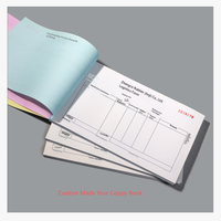 Carnet de commandes autocopiantes NCR pour restaurants et serveurs, avec conception gratuite, pour reçus et factures