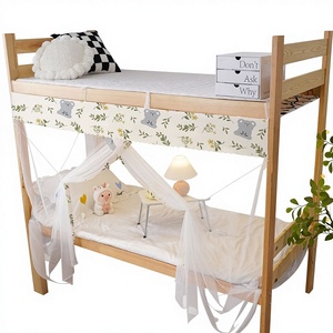 Mosquitera para Dormitorio Estudiantil, Camas Literas para Dormitorio Universitario, 10m 12m, Individual, Estilo Instagram, Modelo A24C, Diseño Floral de Oso, Venta al por Mayor - Product Image 1