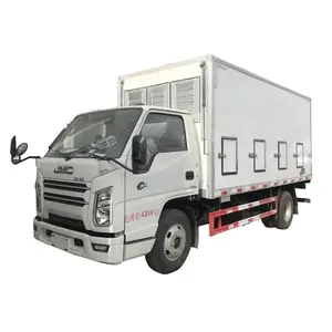 定制JMC 6惠勒4.5米日龄小鸡运输箱卡车