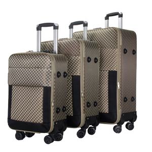 Qideming 2025, juego de equipaje de viaje Unisex de lujo de 3 piezas, maleta con ruedas de nailon suave, ligera, económica, moderna, de alta calidad - Product Image 1