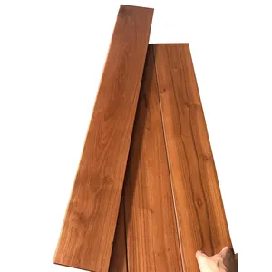 最佳质量实木木质地板现代设计木质客厅安装方便 (点击型) 光滑饰面