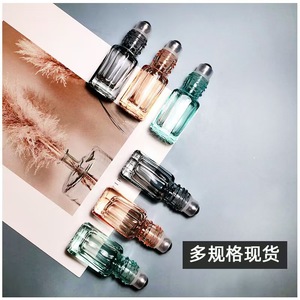 Flacons à bille octogonaux en verre coloré de 3 ml à 12 ml - En stock, fabriqués en Chine, logo sérigraphié - Product Image 6