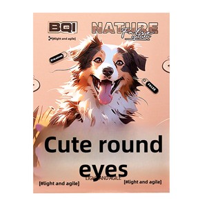 Pestañas Postizas BQI con Efecto <span class=keywords><strong>de</strong></span> Pluma, Ojo Redondo, Diseño <span class=keywords><strong>de</strong></span> Perro Adorable, Racimo Individual, Tallo Fino, Seccionales, para Ojos <span class=keywords><strong>de</strong></span> Dibujos Animados, Rizado Natural, Estilo Coreano - Product Image 5