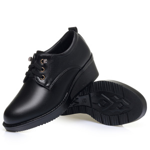 Xuanhui Nuova Collezione <span class=keywords><strong>Scarpe</strong></span> Casual da Donna in Vera Pelle Antiscivolo Comode <span class=keywords><strong>con</strong></span> Lacci e Plateau 4,5 cm - Product Image 6