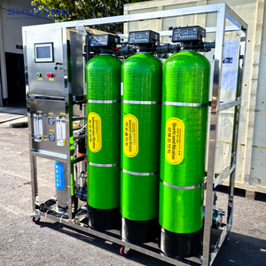 Maquinaria Industrial para Tratamiento de Agua de 1000 LPH, Sistema de Filtro de Agua por Ósmosis Inversa FRP 4040 para Agua Potable - Product Image 1
