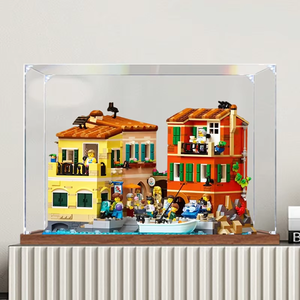 Moderno Módulo de Exhibición de Acrílico Antioxidante para Figuras de la Ciudad de la <span class=keywords><strong>Riviera</strong></span> Italiana 21359, Cubierta Protectora Contra el Polvo, Fácil de Usar - Product Image 2