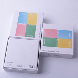 Audífonos Inpods I12 Tws Deportivos Inalámbricos Macaron Dual Por 4 <span class=keywords><strong>Pro</strong></span> 6 I7s I9s con Estuche de Carga, Precios Bajos - Product Image 5
