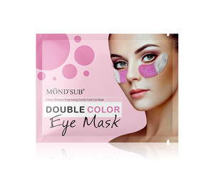 Masque pour les yeux double couleur MOND'SUB OEM, gel pour les yeux au collagène éclaircissant à la fleur de cerisier, patchs pour les yeux sous les yeux - Product Image 2