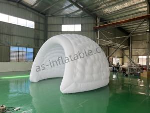 Tienda Domo inflable <span class=keywords><strong>blanca</strong></span> con luces para alquiler <span class=keywords><strong>de</strong></span> fiestas al aire libre - Product Image 5