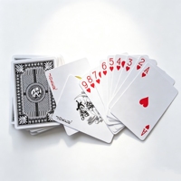 Échantillon gratuit de cartes à jouer personnalisées de qualité supérieure avec logo, 100% plastique PVC, imperméables, pour une utilisation familiale