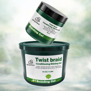 Neatbraiding Gel Acondicionador Renovador y Abrillantador para Trenzas y Rastas, Fijación Extra Fuerte, Control de Bordes, a Base de Agua, Sin Residuos - Product Image 1