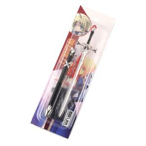 Directo de fábrica Stay Night <span class=keywords><strong>Joan</strong></span> of Arcs-negro Katana llavero Metal Aleación de Zinc espada modelo llavero colgante para regalo de hombre - Product Image 6