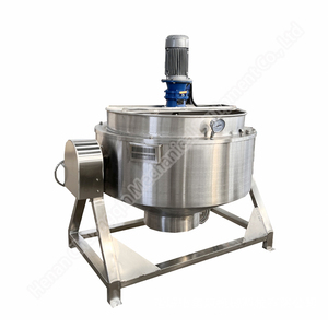 Industrial Double Jacket Milk <b>Boiler</b> Jacketed Kettle 200l Double Jacketed Kettle With Agitator - Product Image 4