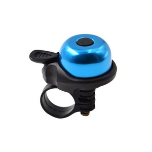 Sonnette de vélo en aluminium, mini sonnette pour vélo de montagne, accessoires de cyclisme, noir, argent, rouge, bleu, jaune - Product Image 3