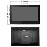 18" 18.5" Desktop Computer Industrial AIO Tablet Pure Flat Panel RK3288 Integrated Android PCAP Touch All in One PC