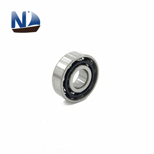 Roulement à billes à contact angulaire miniature 7000ACTYNDF 10x26x8 DF avec isolateur en nylon couplé face à face pour servomoteur automatisé - Product Image 6