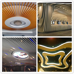<span class=keywords><strong>Plafond</strong></span> décoratif en faux aluminium en forme de U pour mur, garage, <span class=keywords><strong>couloir</strong></span>, hall, boutique, salle d'exposition, hôtel modulaire aéroportuaire - Product Image 2