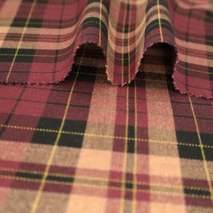 पॉलिएस्टर विस्कोज़ स्ट्रेटटन चेक प्लेड कपड़े के लिए घरेलू वस्त्र खिलौने बैग जैकेट सूट-लड़कों की लड़कियों - Product Image 3