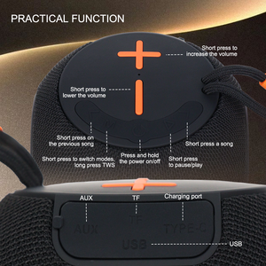 Enceinte Bluetooth portable compacte SING-E ZQS-P5 avec sangle - <span class=keywords><strong>Prix</strong></span> fabricant en gros - Product Image 4