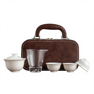 Service à thé en céramique <span class=keywords><strong>de</strong></span> luxe, boîte cadeau, théière et tasses en porcelaine, pour la maison, les mariages, la fête des mères et les cadeaux <span class=keywords><strong>de</strong></span> Noël - Product Image 1