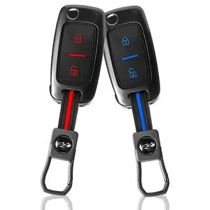 Étui de protection pour clé télécommande de <span class=keywords><strong>voiture</strong></span> à 2 boutons, pour VW <span class=keywords><strong>Volkswagen</strong></span> Amarok Polo Golf 4 5 6 MK4 Bora Jetta Altea Alhambra Passat <span class=keywords><strong>Fox</strong></span> - Product Image 1