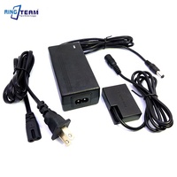Coupleur CC DR-E18, batterie factice ACK-E18, adaptateur secteur pour Canon EOS Rebel T6i T7i 77D 200D 750D 760D R10 RP, chargeur d'appareil photo stable