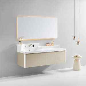 Tocadores de baño de MDF modernos con acabado duradero resistente al agua Elegante clásico Lujoso para el hogar Bares Escuelas Hoteles - Product Image 5