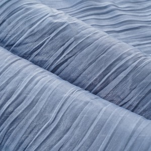 Lot de 3 couettes matelassées en microfibre de polyester froissé bleu aqua <span class=keywords><strong>brillant</strong></span> avec ouate de polyester - Product Image 2